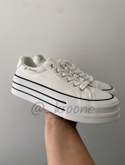 All Star lona blanco 2