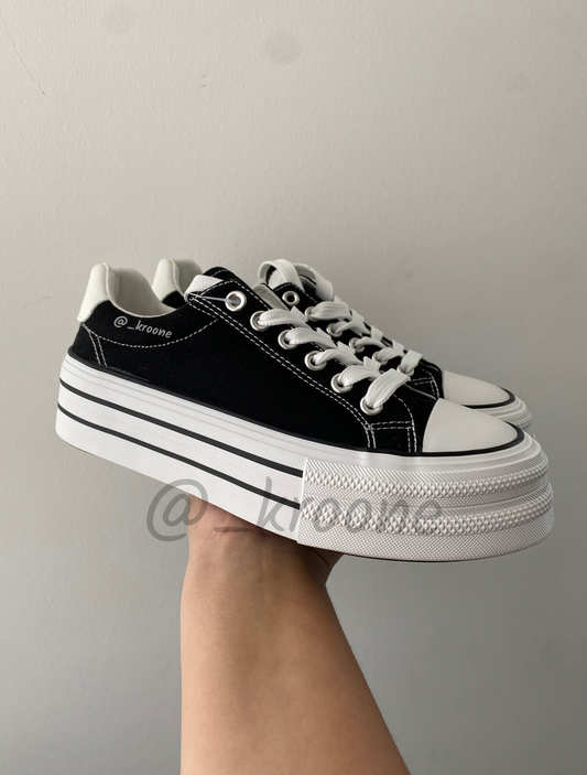 All Star lona negro 2